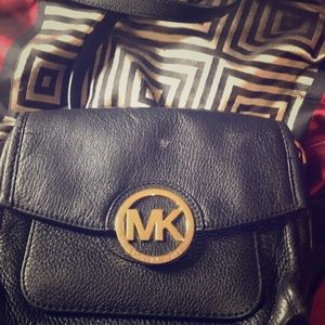 MK black crossbody purse!